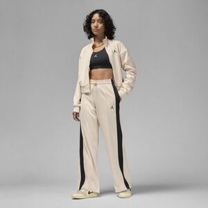 NWT Women's Jordan Jumpman Knit Tracksuit Set - Medium - Beige